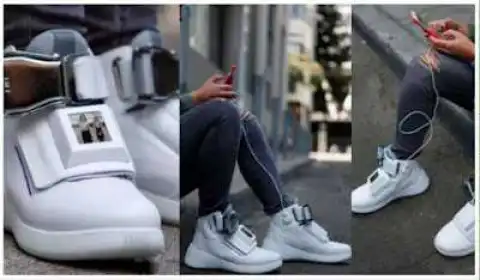 Checkout ?2.2million sneakers with Wifi & LCD screen for watching movies (photos)